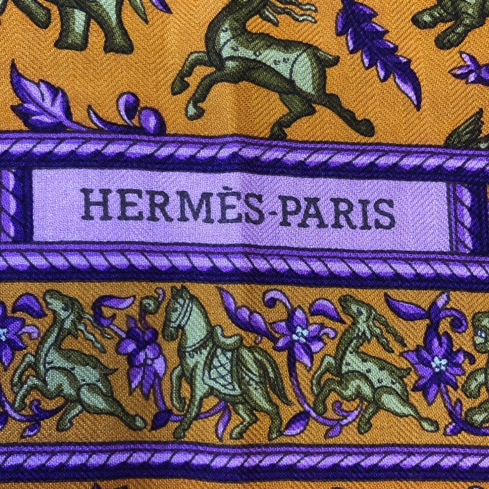 Hermès cashmere shawl